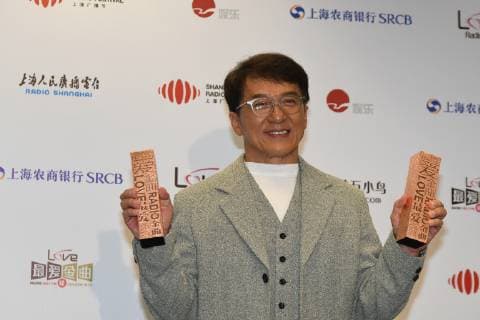 Jackie Chan at Love Radio Music Awards in Shanghai