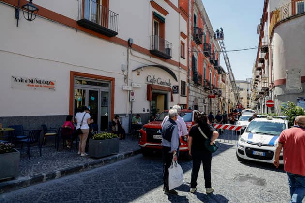 Italy, Naples earthquake