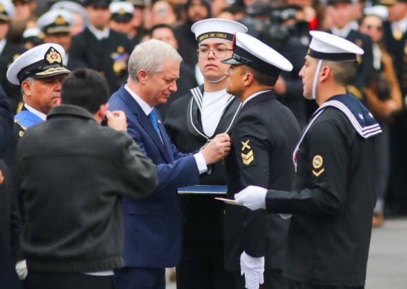 Chile, celebrations for Dia de las Glorias Navales in Valparaiso
