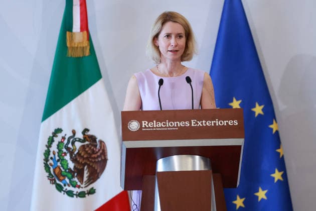 Mexico, Roberto Velasco receives Kaja Kallas in Mexico City