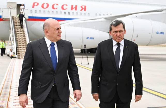 Turkmenistan, Michal Mischustin visits Ashgabat