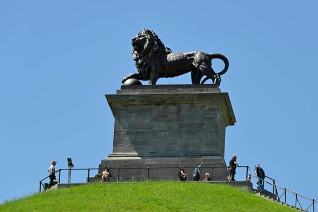 Belgium, completion of the refurbishment of the Lion of Waterloo