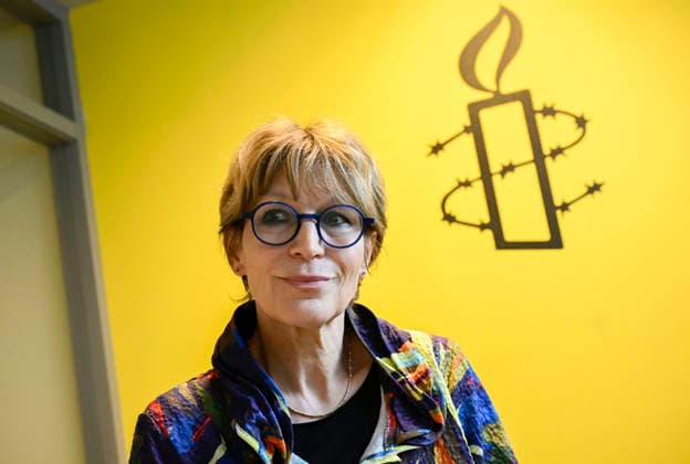 Finland, Amnesty International Secretary General Agnes Callamard in Helsinki