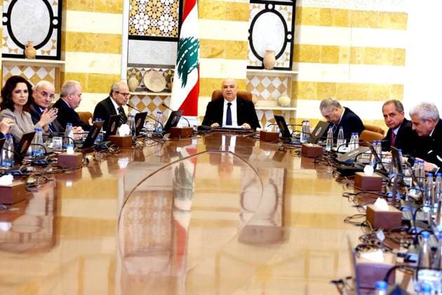 Lebanon, Cabinet meeting in Beirut