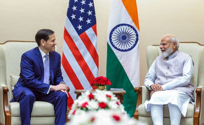 India, Narendra Modi meets Marco Rubio in New Delhi