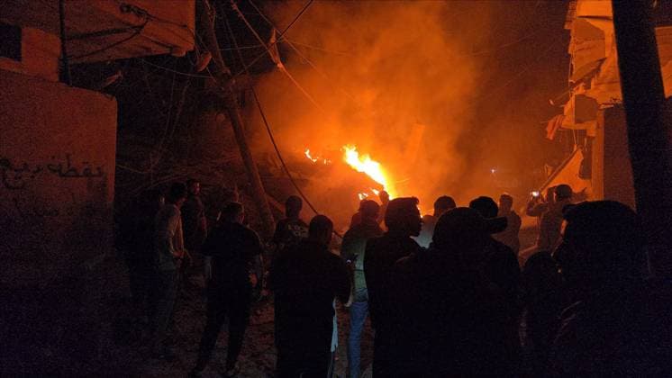 Middle East conflict, Gaza, Israeli attack on Deir Al-Balah