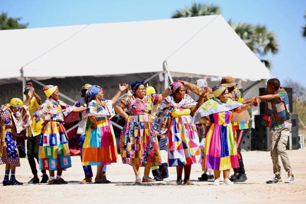 Namibia, Omagongo Festival in Omusati