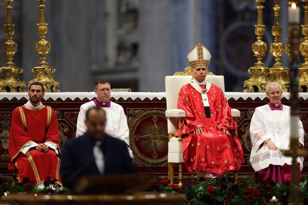Vatican, Pope Leo celebrates Mass on Pentecost Sunday in St Peter's Basilica
