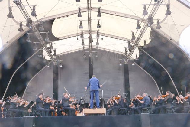 Arts, State Opera for All on Bebelplatz in Berlin