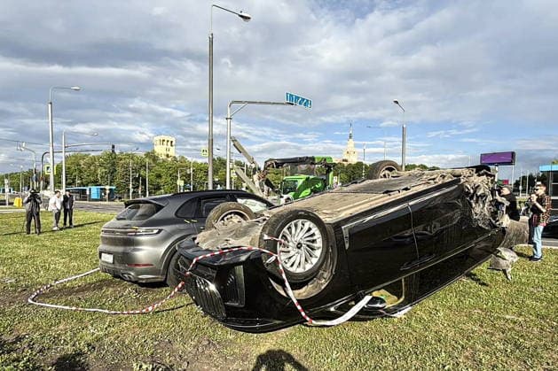 Russia, car accident involving ex-professional footballer Alexander Prudnikov in Moscow