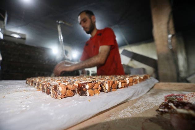Gaza, preparations for the Islamic festival of Eid al-Adha in Gaza City