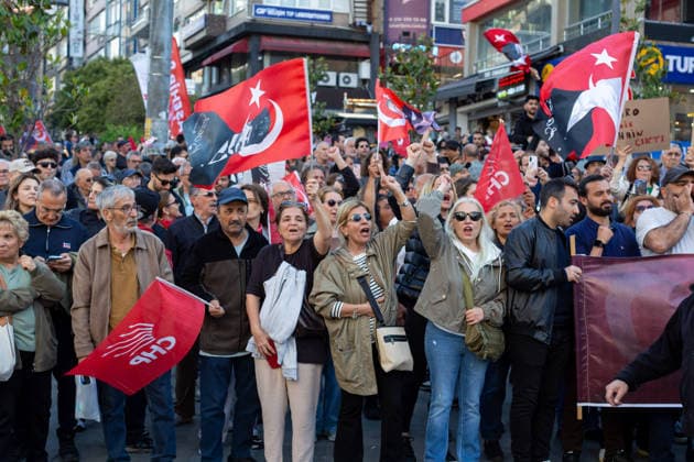Turkey, protests against President Recep Tayyip Erdogan in Istanbul