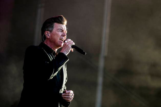 Music, Rick Astley concert in Copenhagen