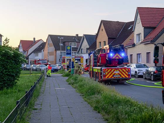 Lower Saxony, flat fire in Lehrte