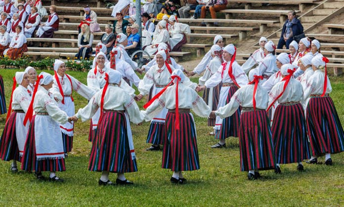 Estonia, Memme-Taadi Festival in Polva