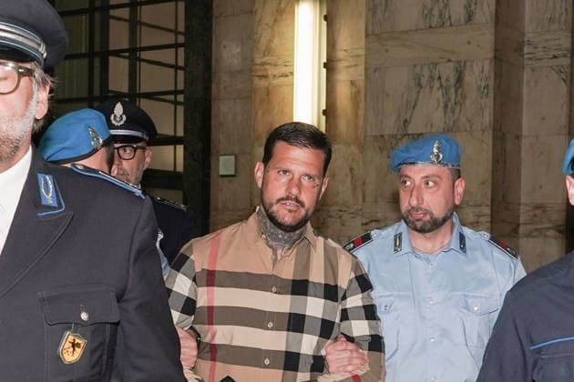Italy, Former leader of the Inter ultras Marco Ferdico on trial in the Vittorio Boiocchi murder case in Milan