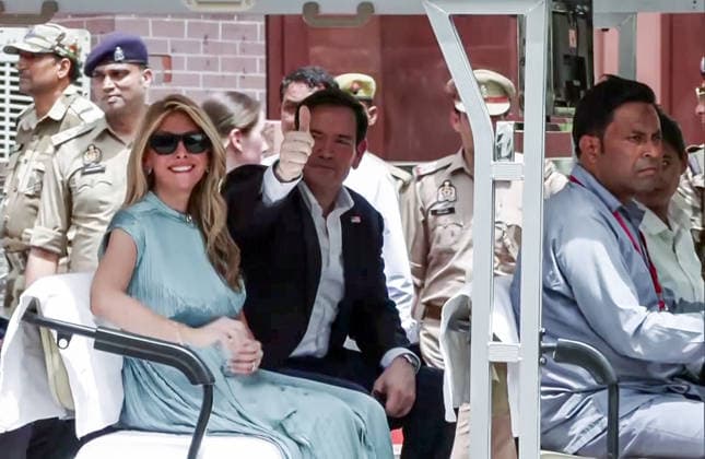 India, Marco Rubio as a guest