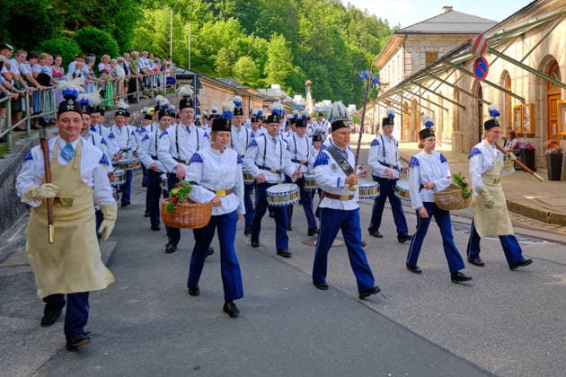 Bavaria, Miners' Annual Day in Berchtesgaden