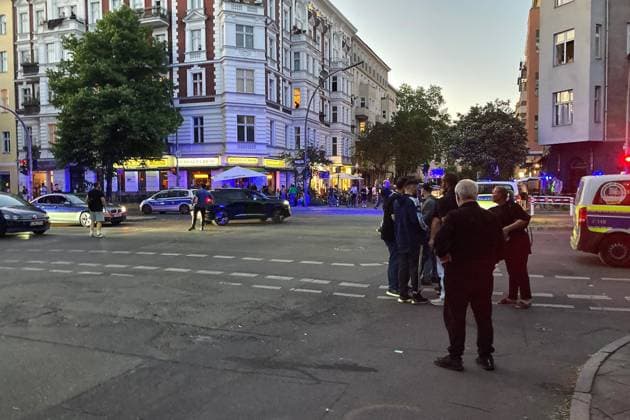 Berlin, shooting in Kreuzberg
