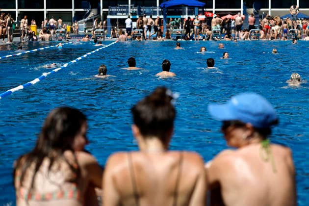 NRW, outdoor pool Cologne Stadionbad