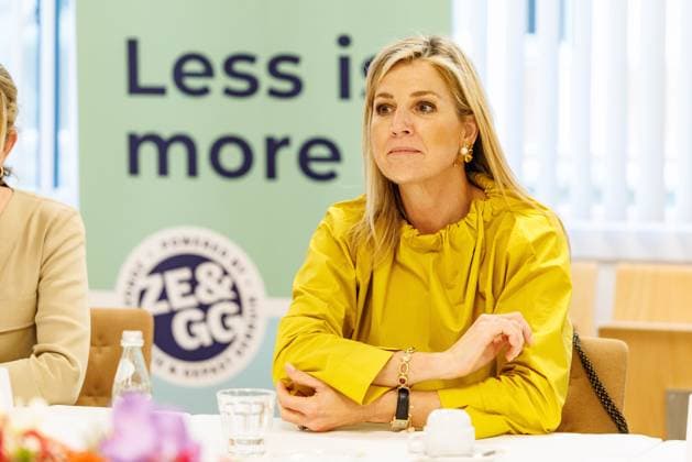 Royals, Queen Maxima of the Netherlands visits teaching hospital in Amsterdam