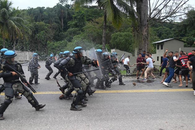 Brazil, military exercise in Rio De Janeiro