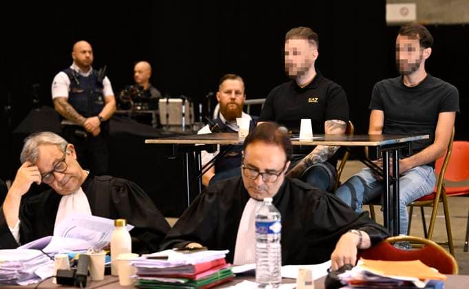 Belgium, trial of the Falzone brothers in the Strepy-Bracquegnies tragedy at the court in Mons