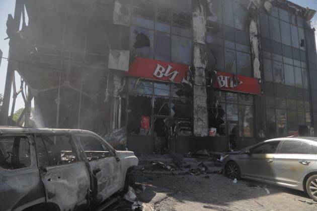 Ukraine war, damage after Russian attack on Odessa