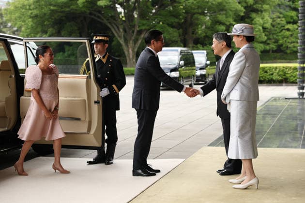 Royals, Japan, Emperor Naruhito receives Ferdinand Marcos Jr. in Tokyo