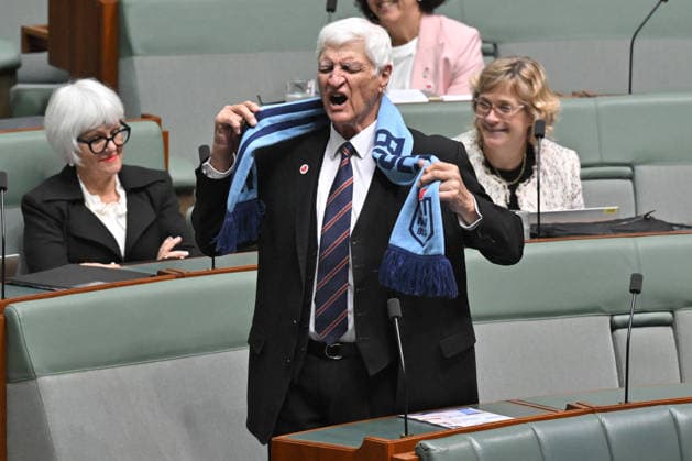 Australia, debate in parliament in Canberra