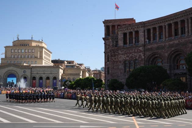 Armenia, parade for the anniversary of the Republic in Yerevan