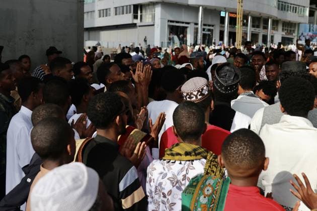 Islamic festival of Eid al-Adha, impressions from Addis Ababa, Ethiopia