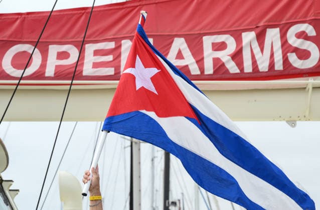 Spain, Open Arms plans aid delivery to Cuba, meeting with Oscar Camps on Gran Canaria