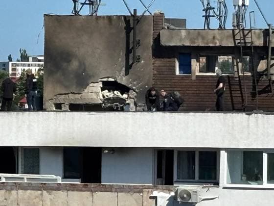 Ukraine war, drone hits high-rise building in Galati, Romania