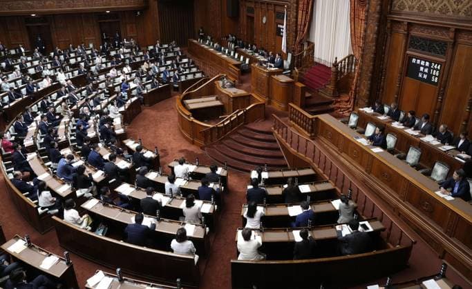 Japan, vote in the upper house in Tokyo