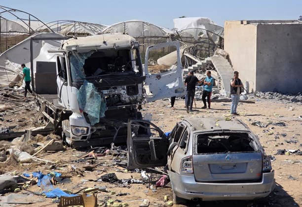 Middle East conflict, Gaza, impressions after Israeli attack on Khan Yunis