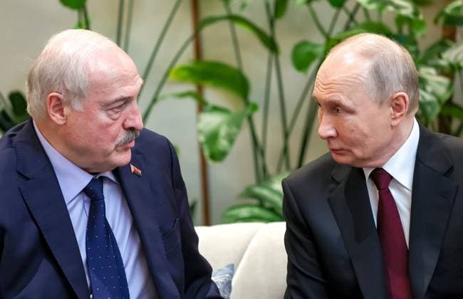 Kazakhstan, meeting between Alexander Lukashenko and Vladimir Putin in Astana