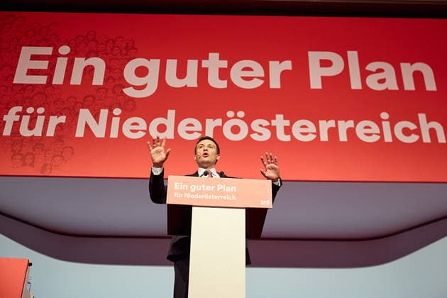 Austria, SPÖ national party conference in Vösendorf