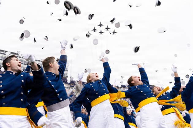 USA, Air Force Graduation in Colorado Springs
