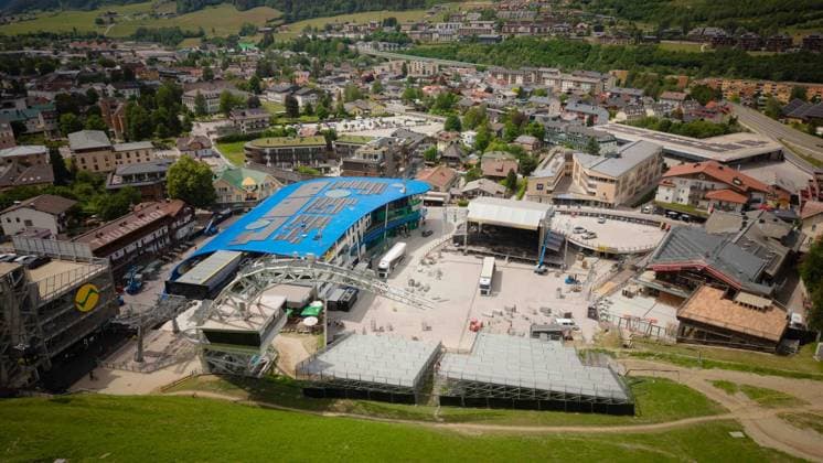 Austria, Festival SummerOpening Schladming, construction work