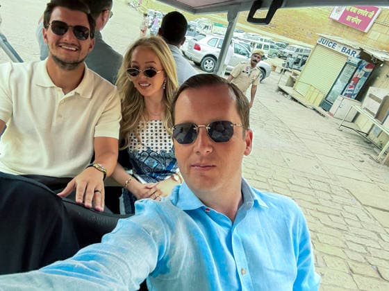 Celebrity, Tiffany Trump as a guest in India