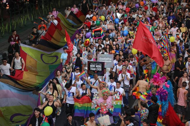 Thailand, Pride march in Bangkok