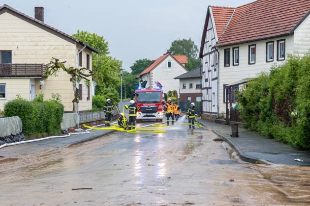 Hesse, severe weather in Hofgeismar
