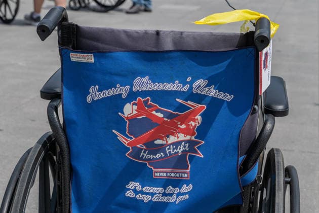 USA, veterans on a trip to Washington
