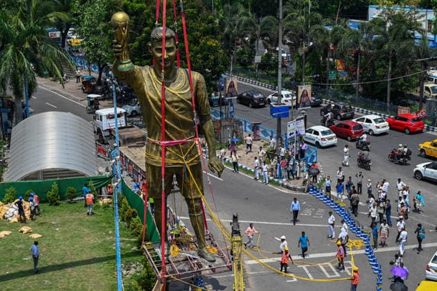 India, Lionel Messi statue in Kolkata removed for security reasons