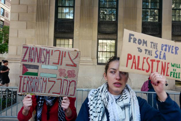 USA, Pro-Palestinian protest in New York