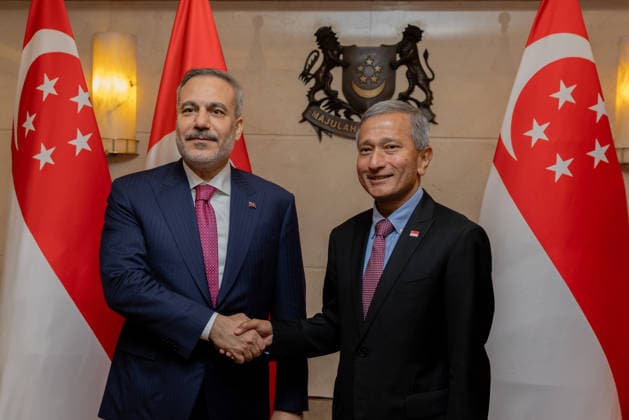 Singapore, visit from Hakan Fidan