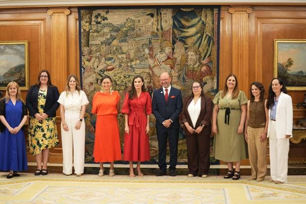 Royals, Queen Letizia takes part in Digital Moms meeting in Madrid