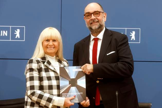 Berlin, presentation of the 2025 report on the protection of the constitution