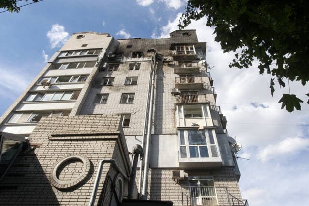 Ukraine war, damage caused by Russian attack on Dnipro